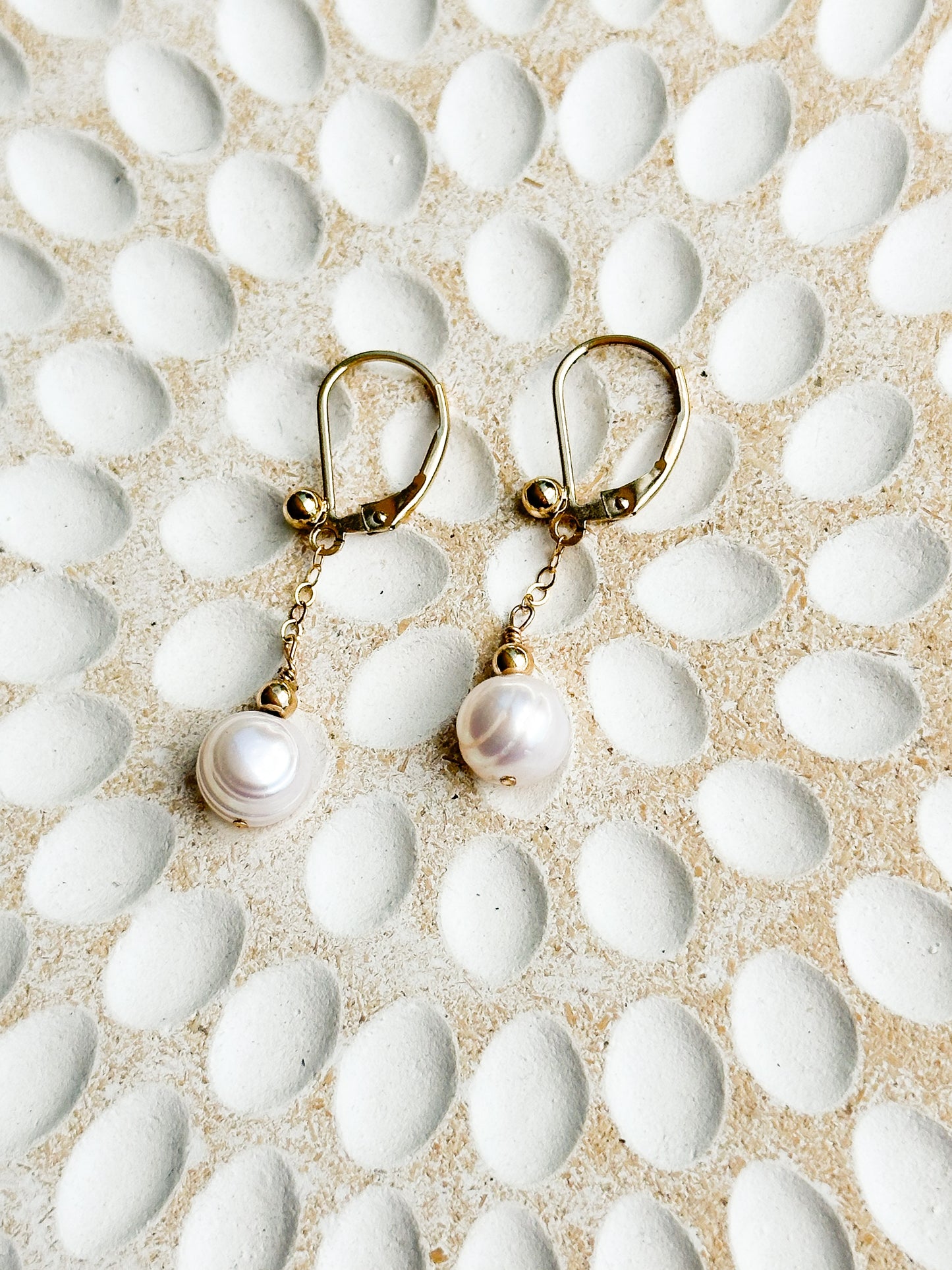 Liliana 14K Gold Filled & Genuine Freshwater Pearl Earrings