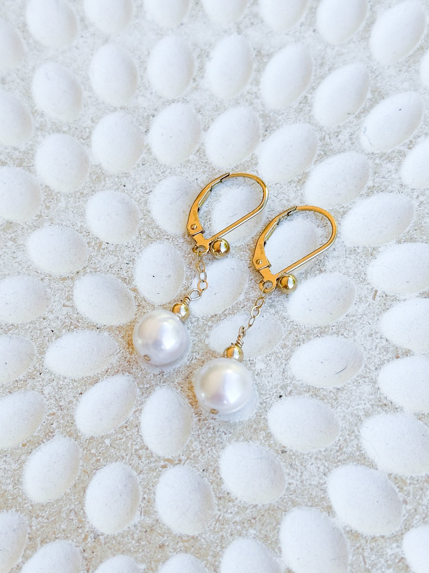 Liliana 14K Gold Filled & Genuine Freshwater Pearl Earrings