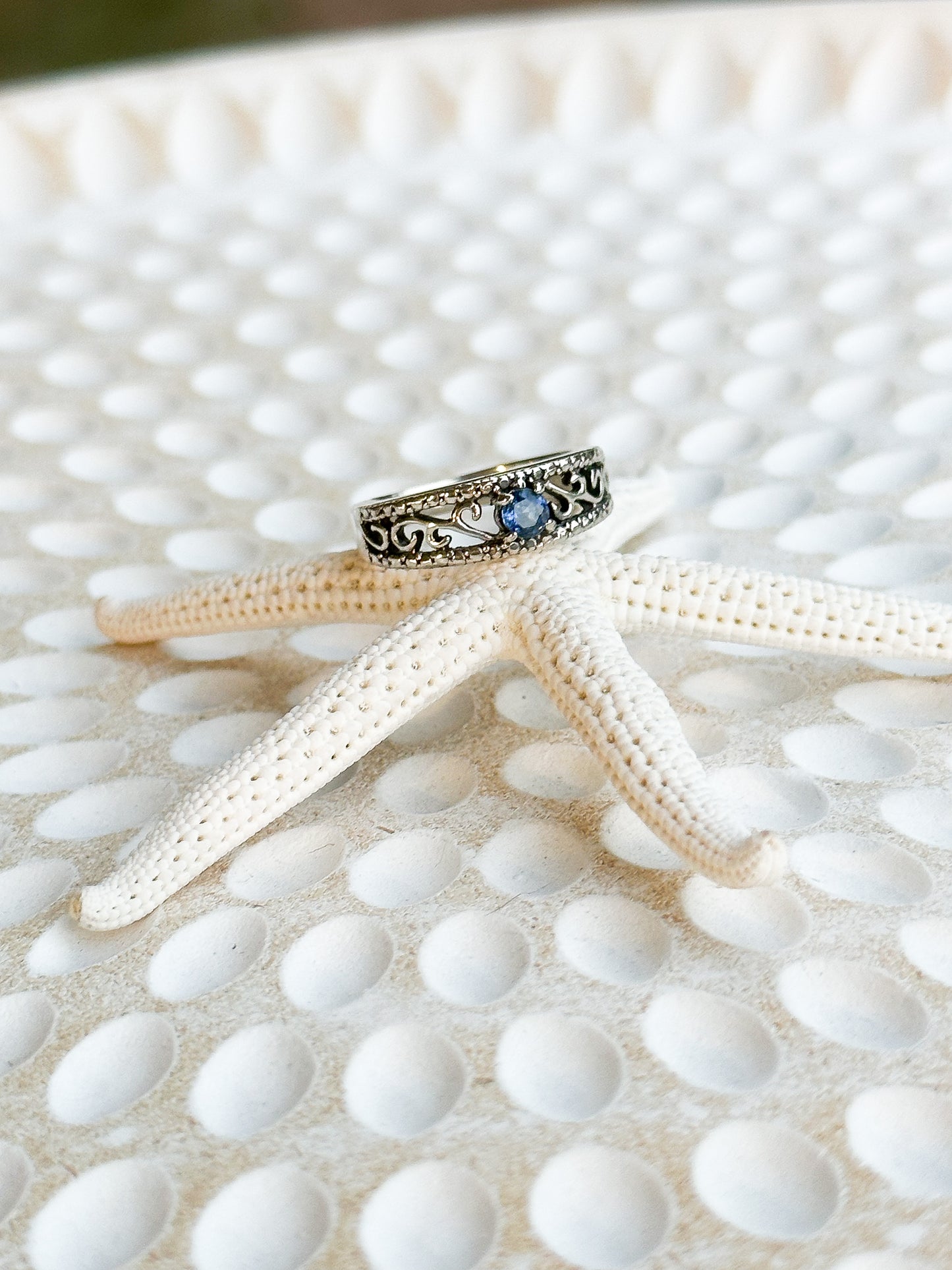 Sterling Silver & Kyanite Gianyar Ring