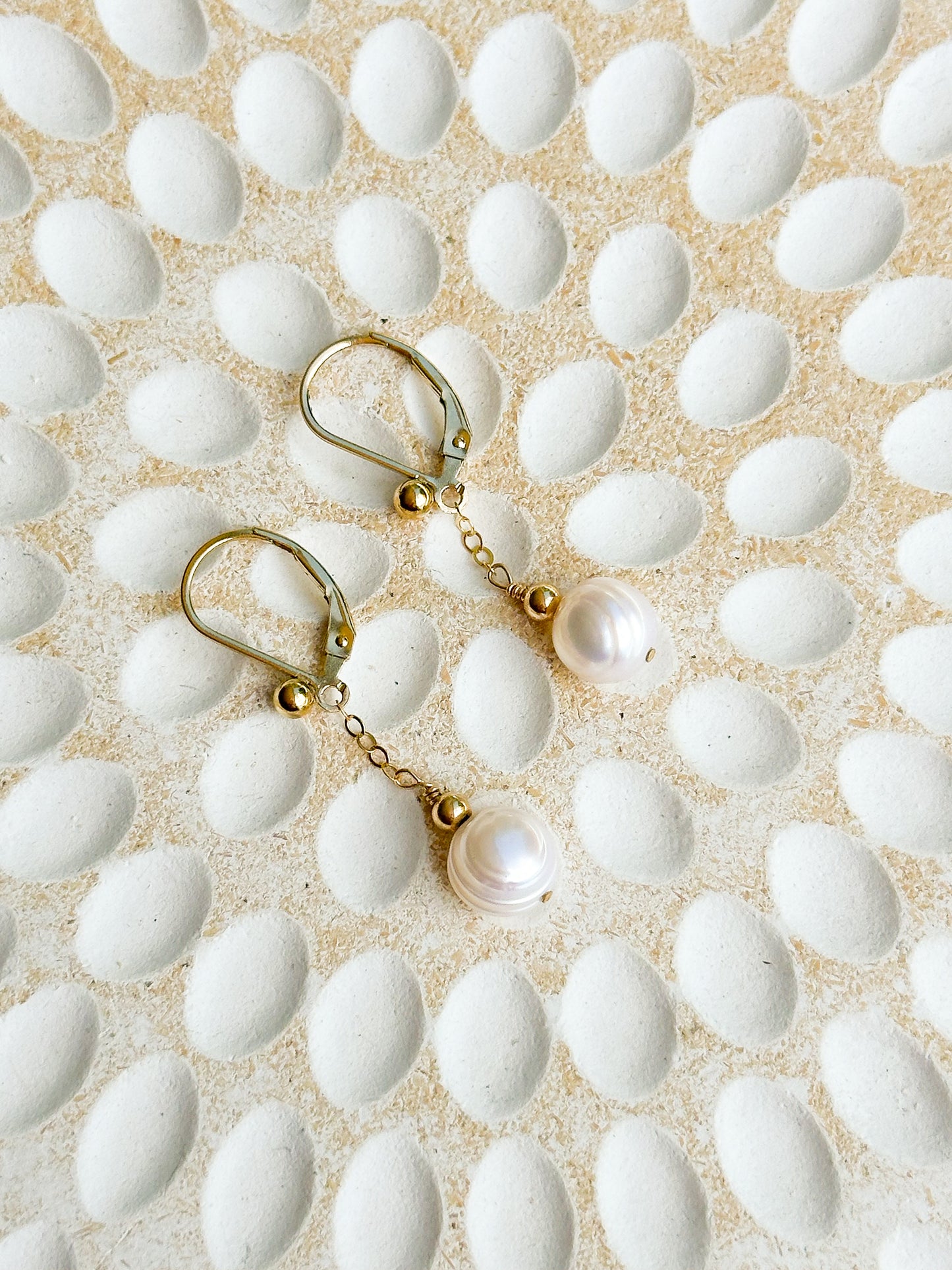 Liliana 14K Gold Filled & Genuine Freshwater Pearl Earrings