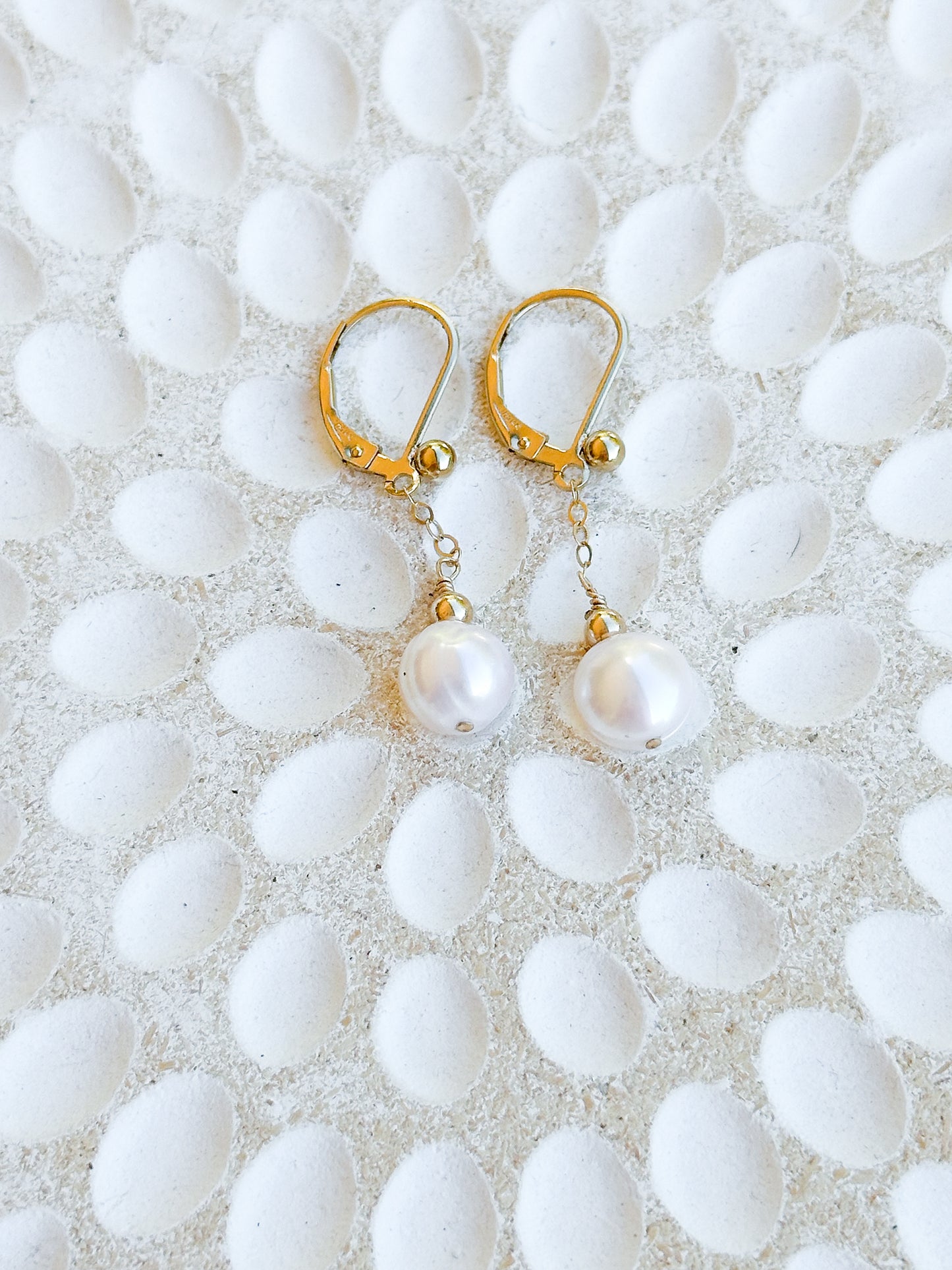Liliana 14K Gold Filled & Genuine Freshwater Pearl Earrings
