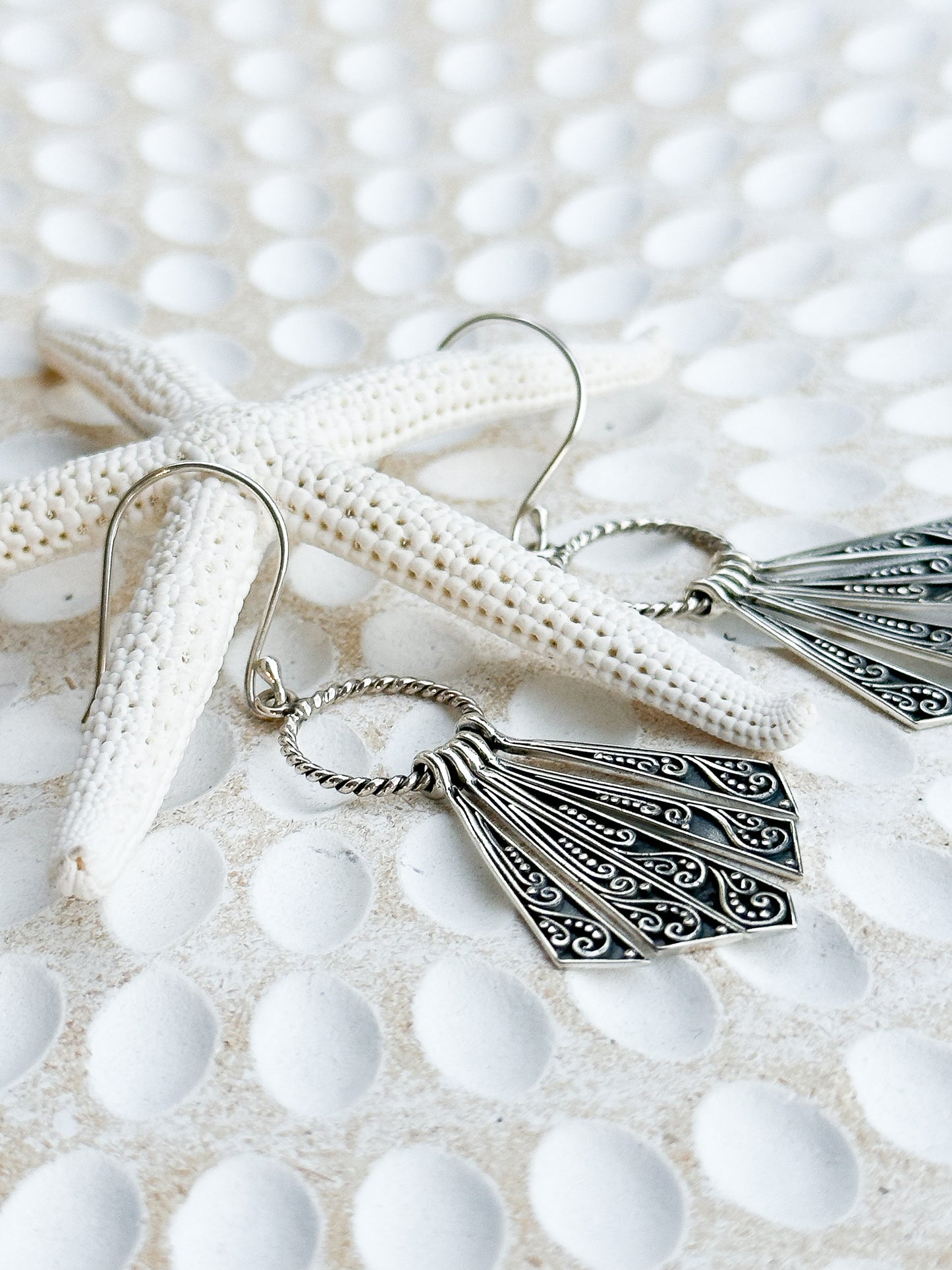 Sterling Silver Gyona Earrings
