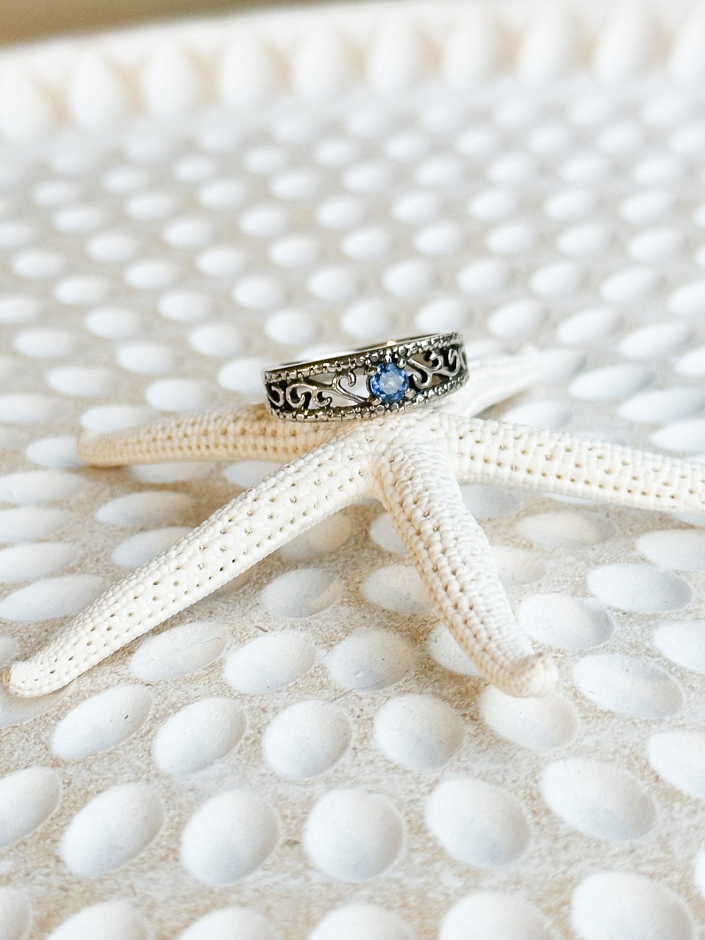 Sterling Silver & Kyanite Gianyar Ring