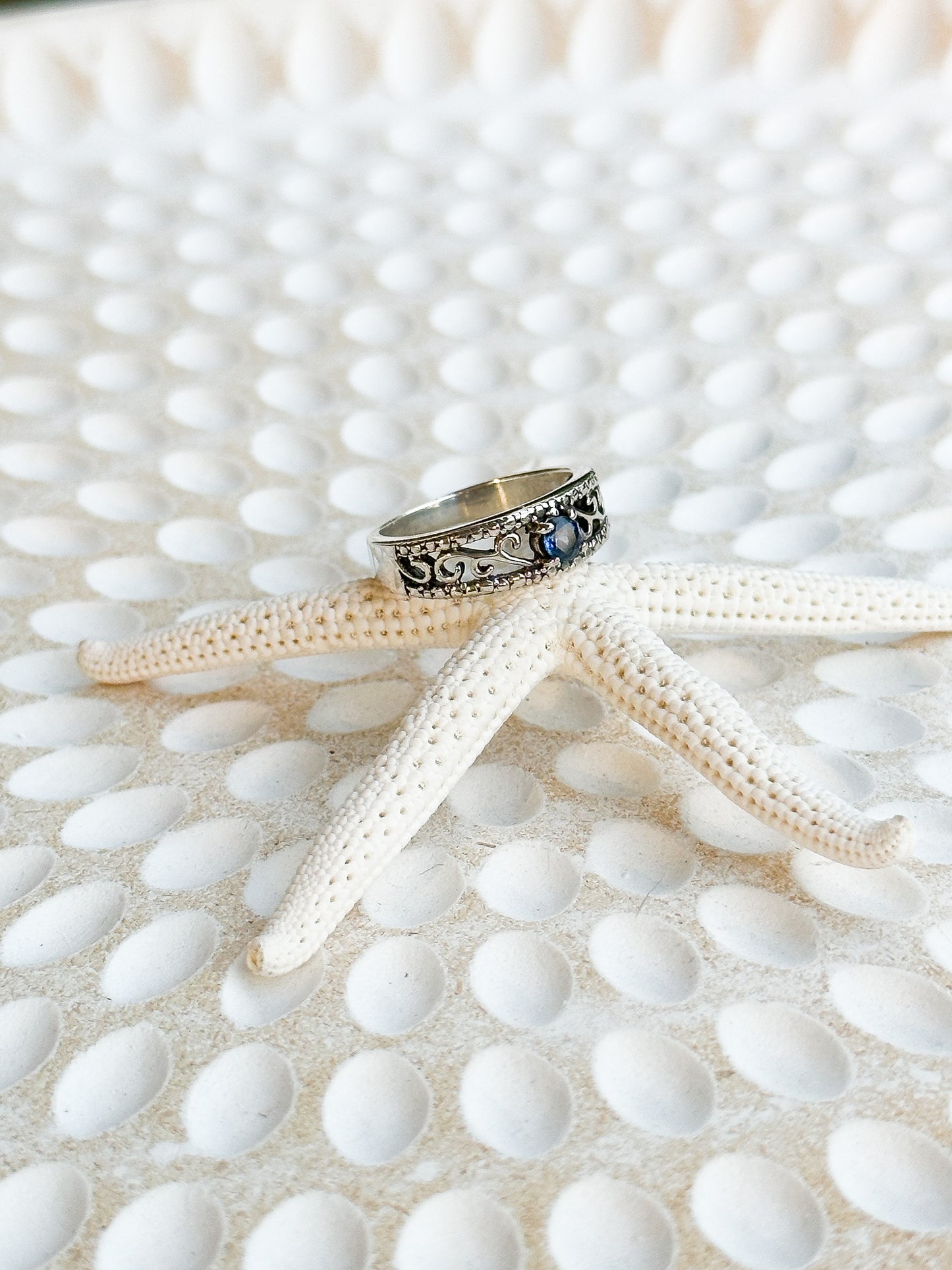 Sterling Silver & Kyanite Gianyar Ring
