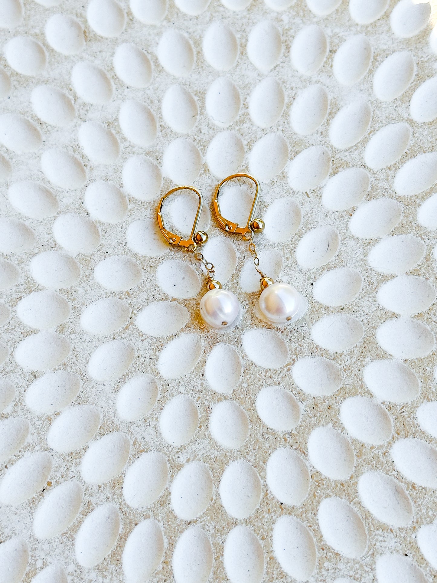 Liliana 14K Gold Filled & Genuine Freshwater Pearl Earrings