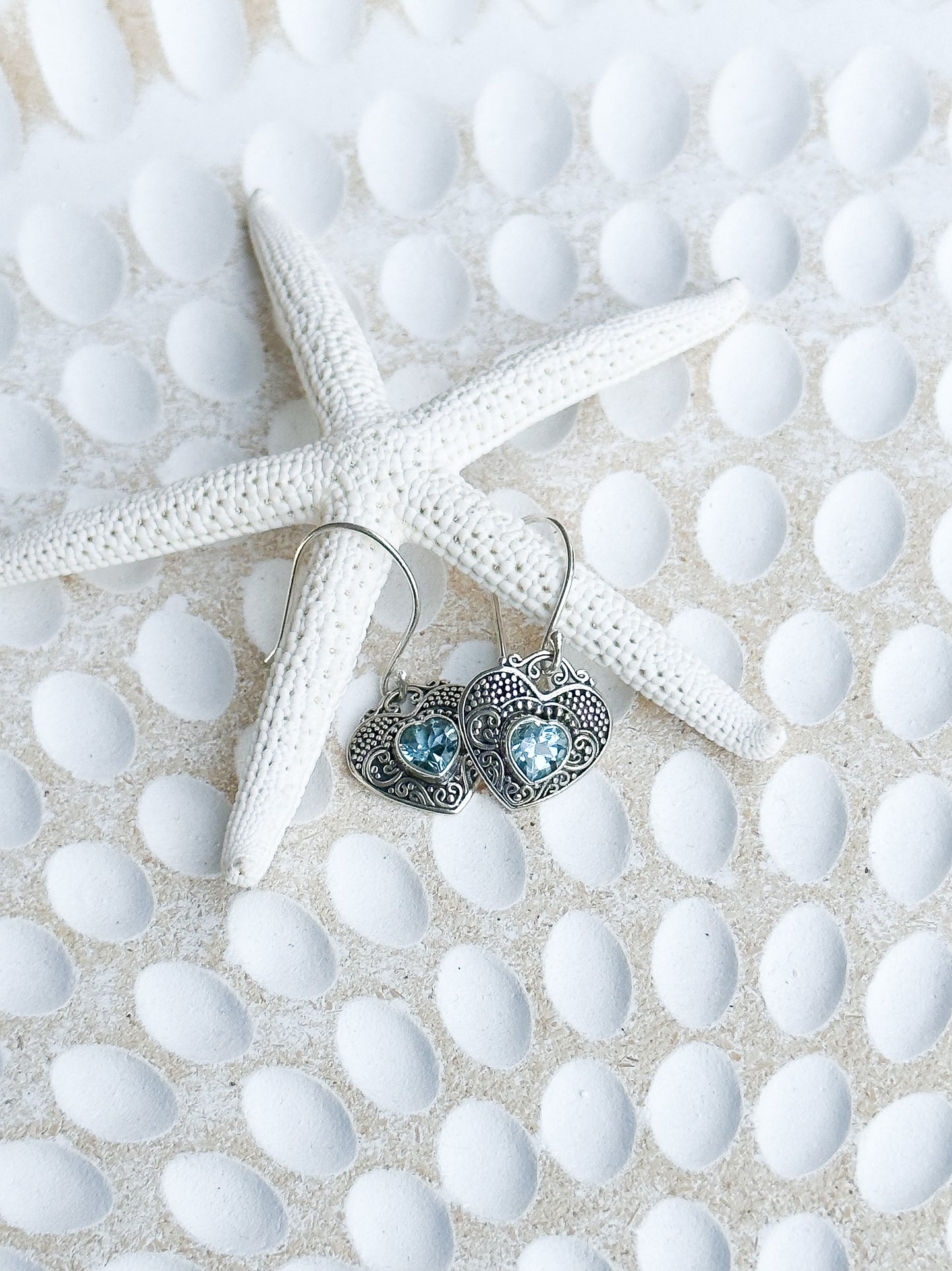 Sterling Silver & Blue Topaz Wilona Earrings