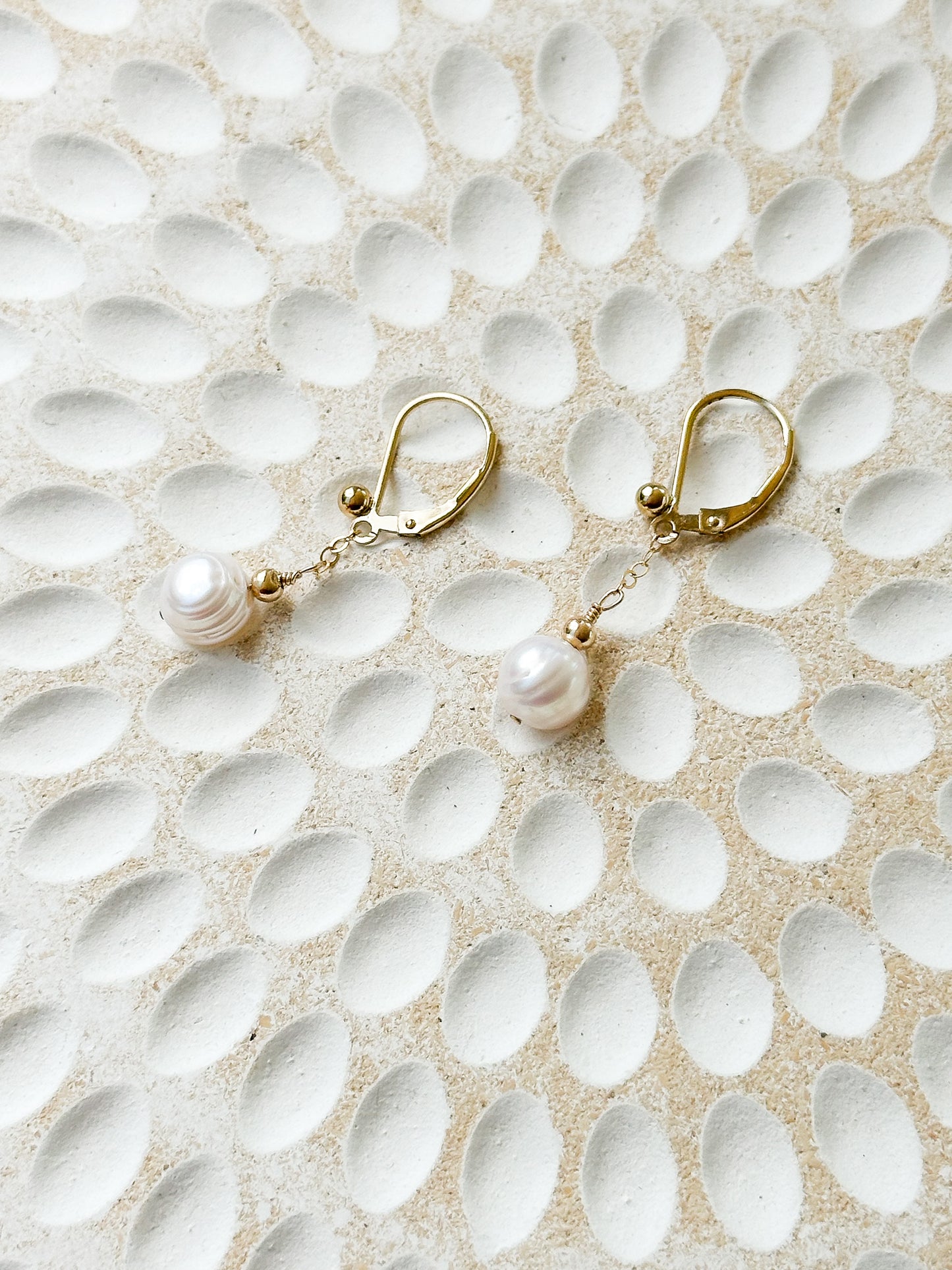 Liliana 14K Gold Filled & Genuine Freshwater Pearl Earrings