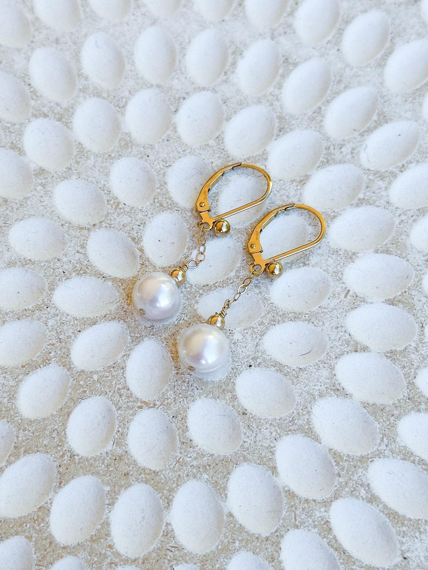 Liliana 14K Gold Filled & Genuine Freshwater Pearl Earrings