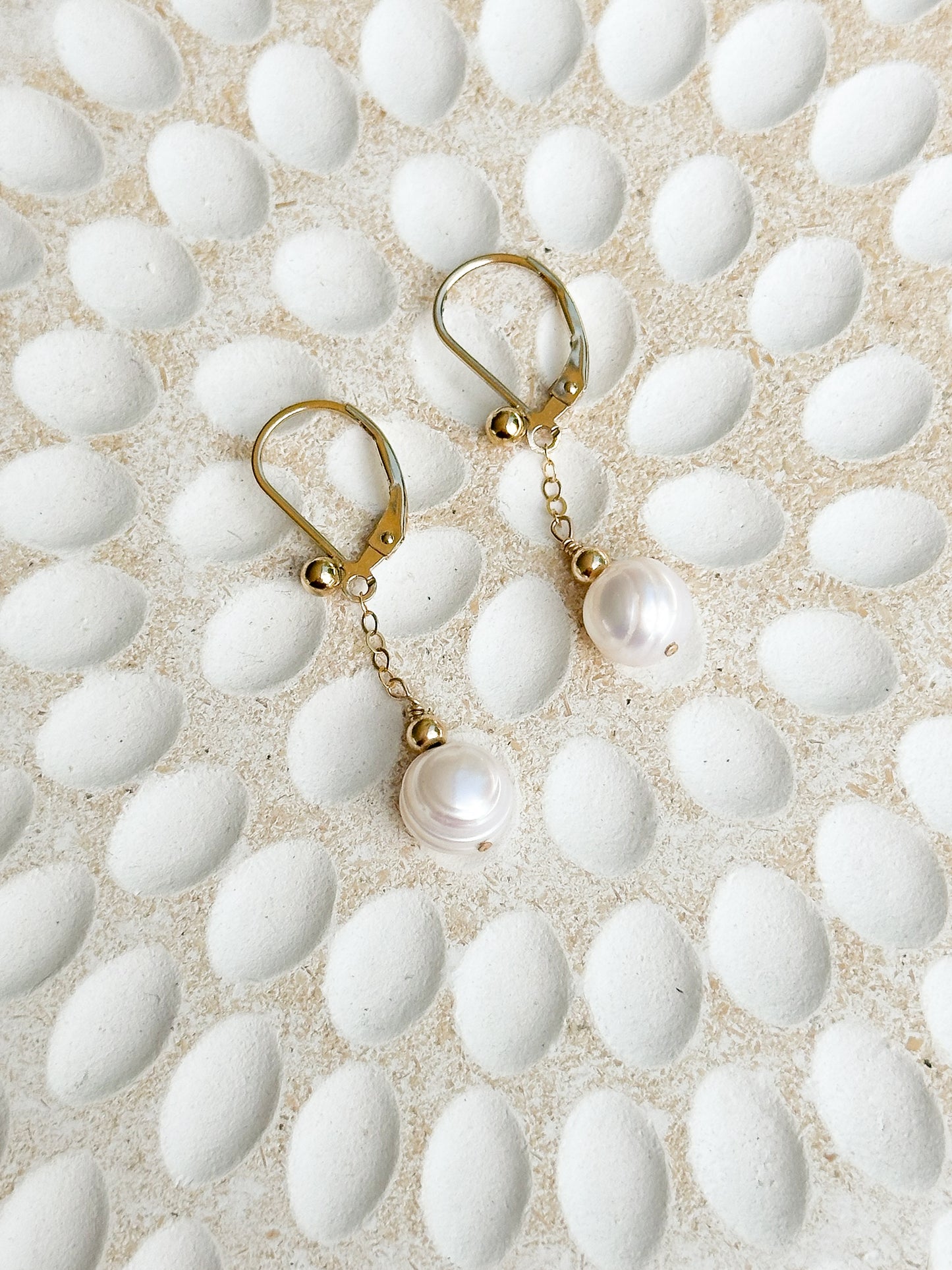 Liliana 14K Gold Filled & Genuine Freshwater Pearl Earrings
