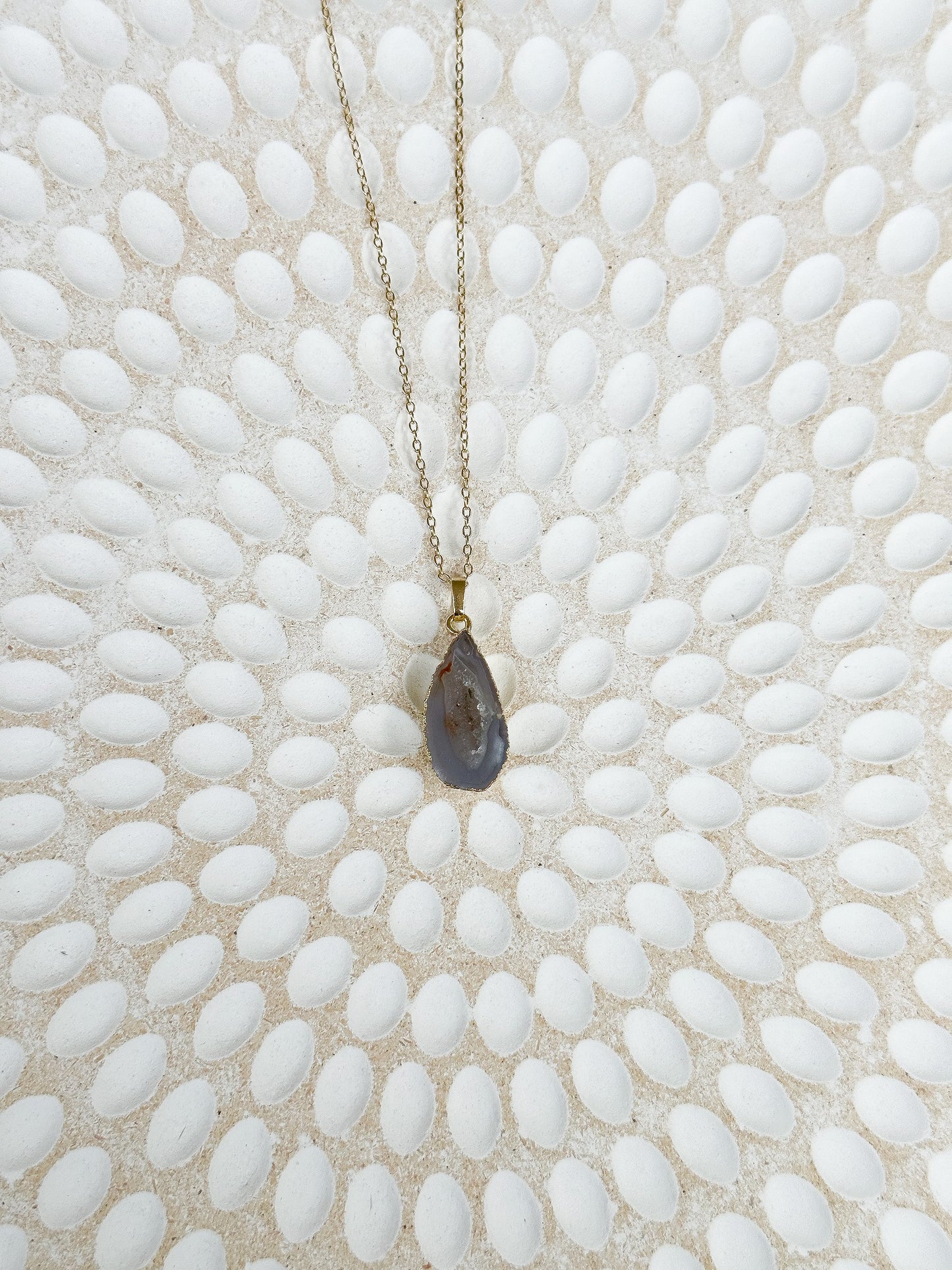 Agate Geode Necklace