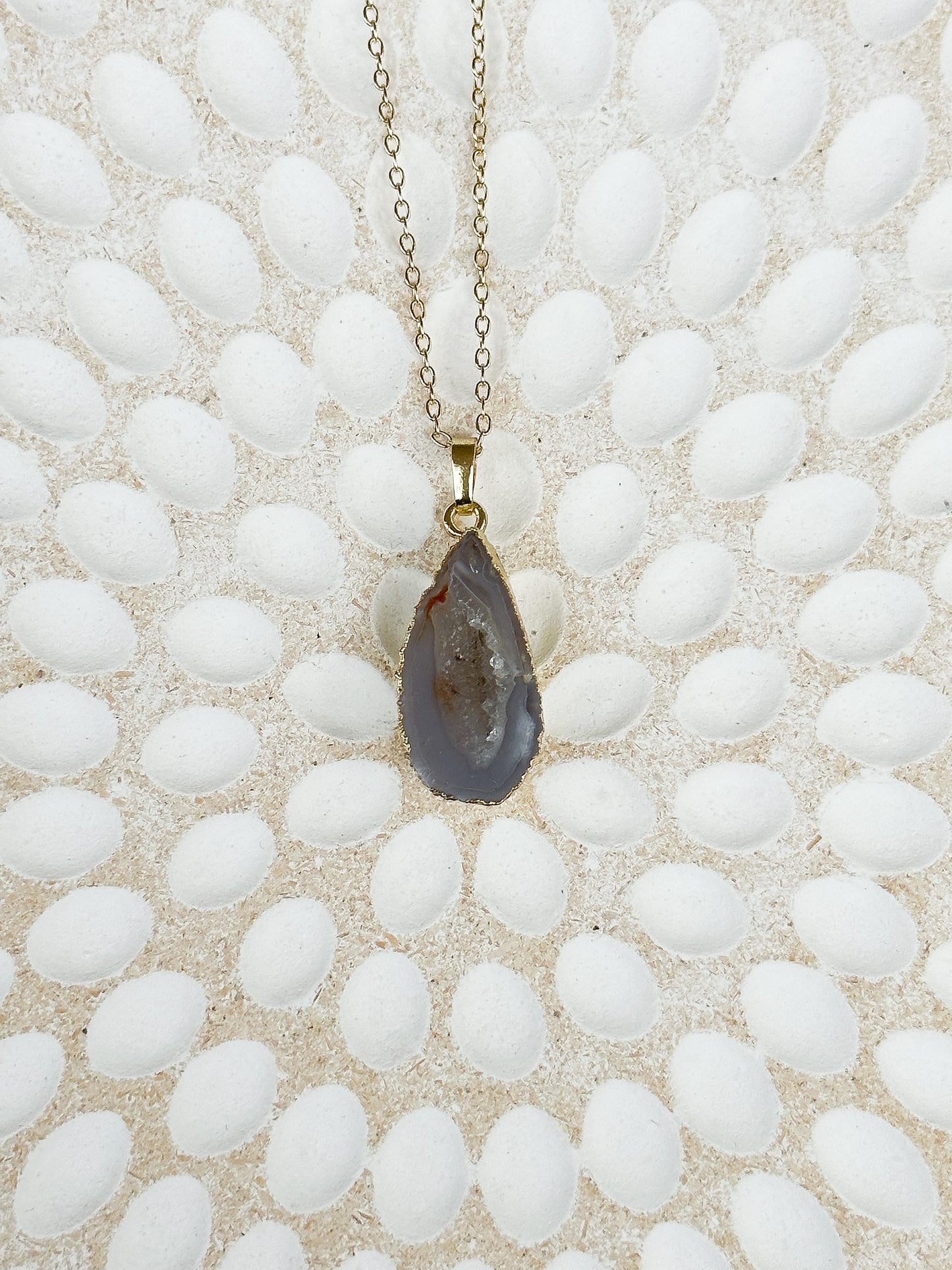 Agate Geode Necklace