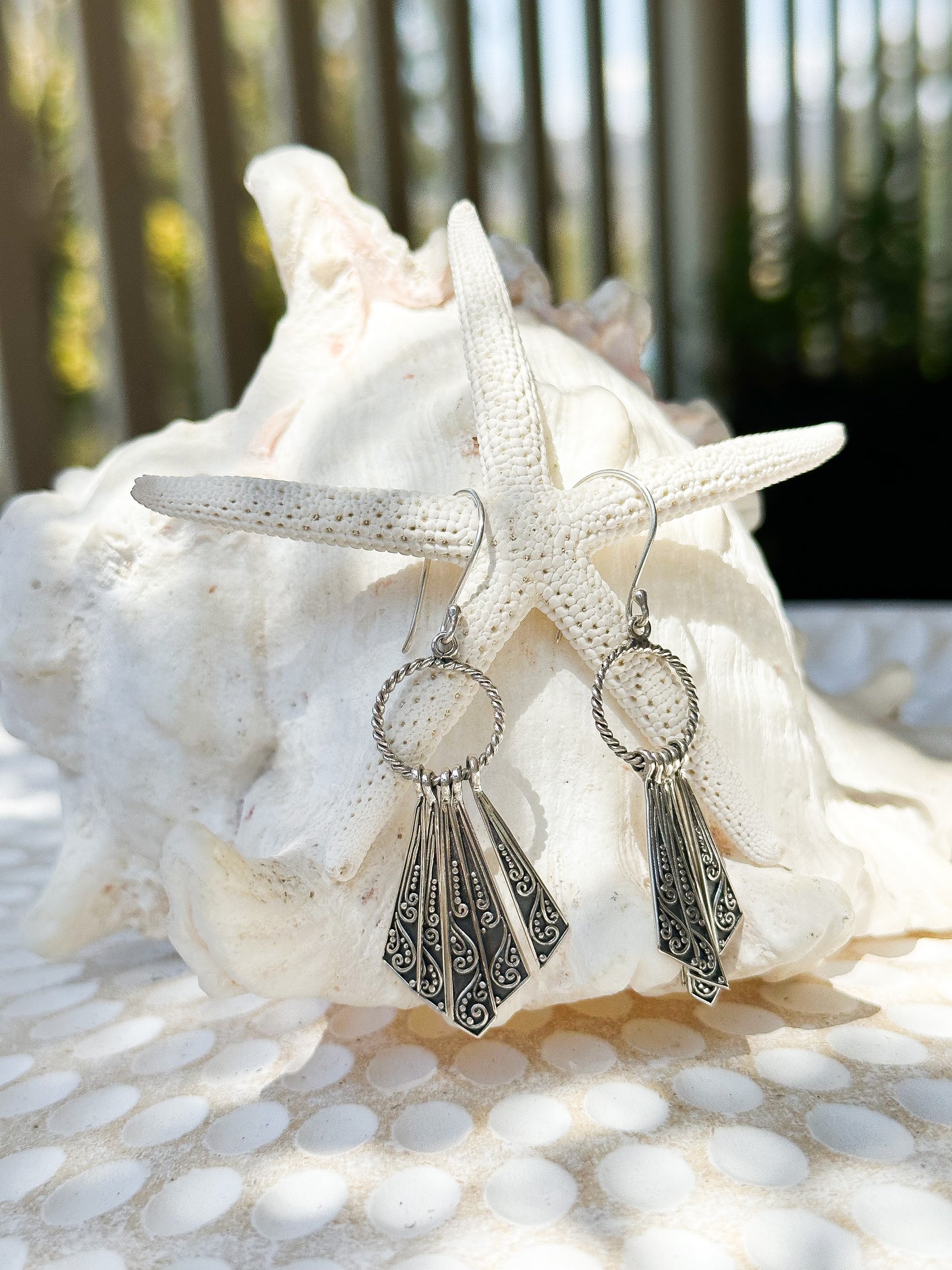 Sterling Silver Gyona Earrings