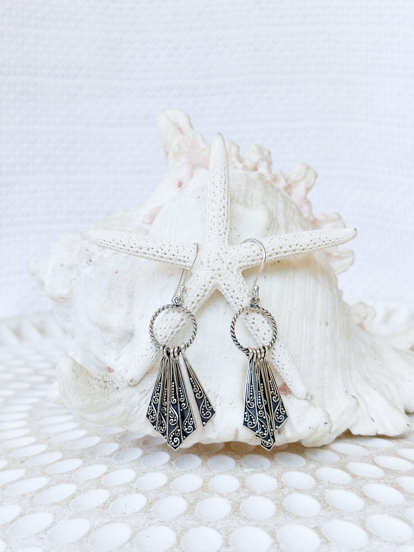 Sterling Silver Gyona Earrings