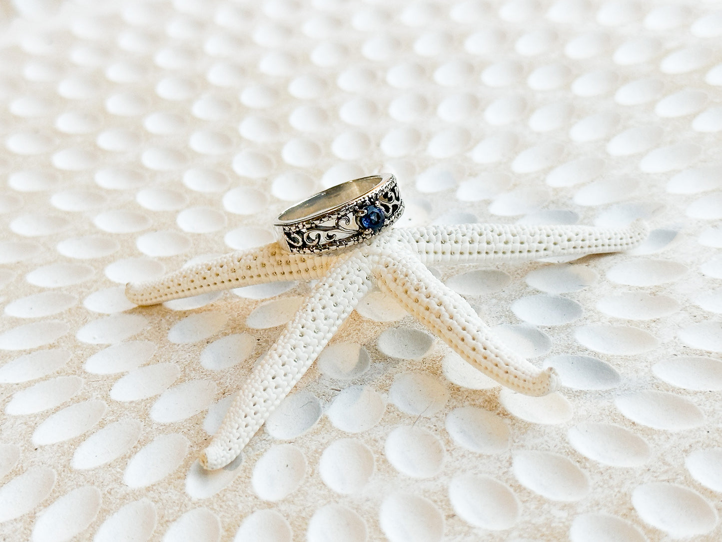 Sterling Silver & Kyanite Gianyar Ring