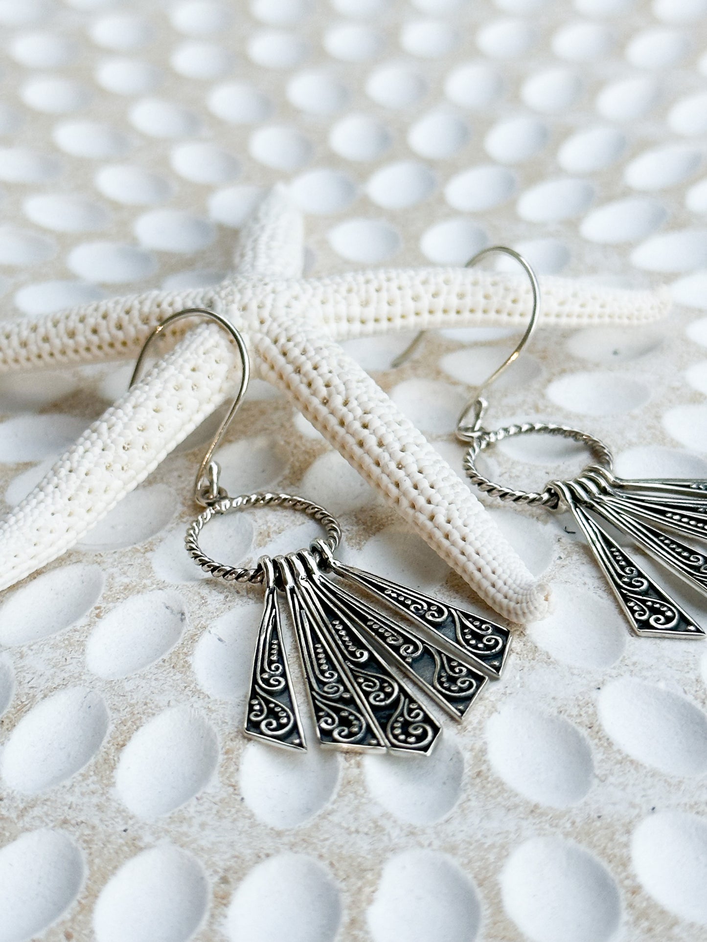 Sterling Silver Gyona Earrings
