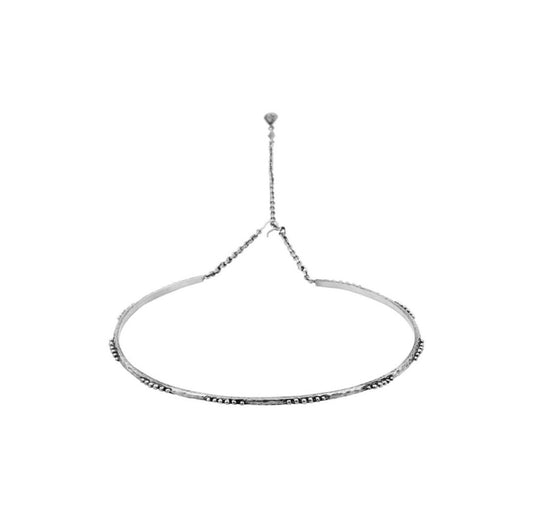 The Malai Choker - White Brass