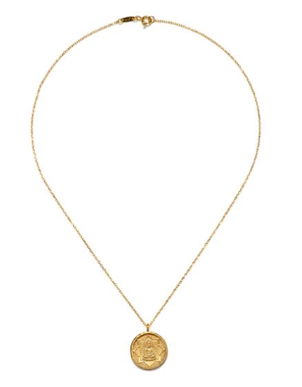 Gold Buddha, Inner Peace Necklace