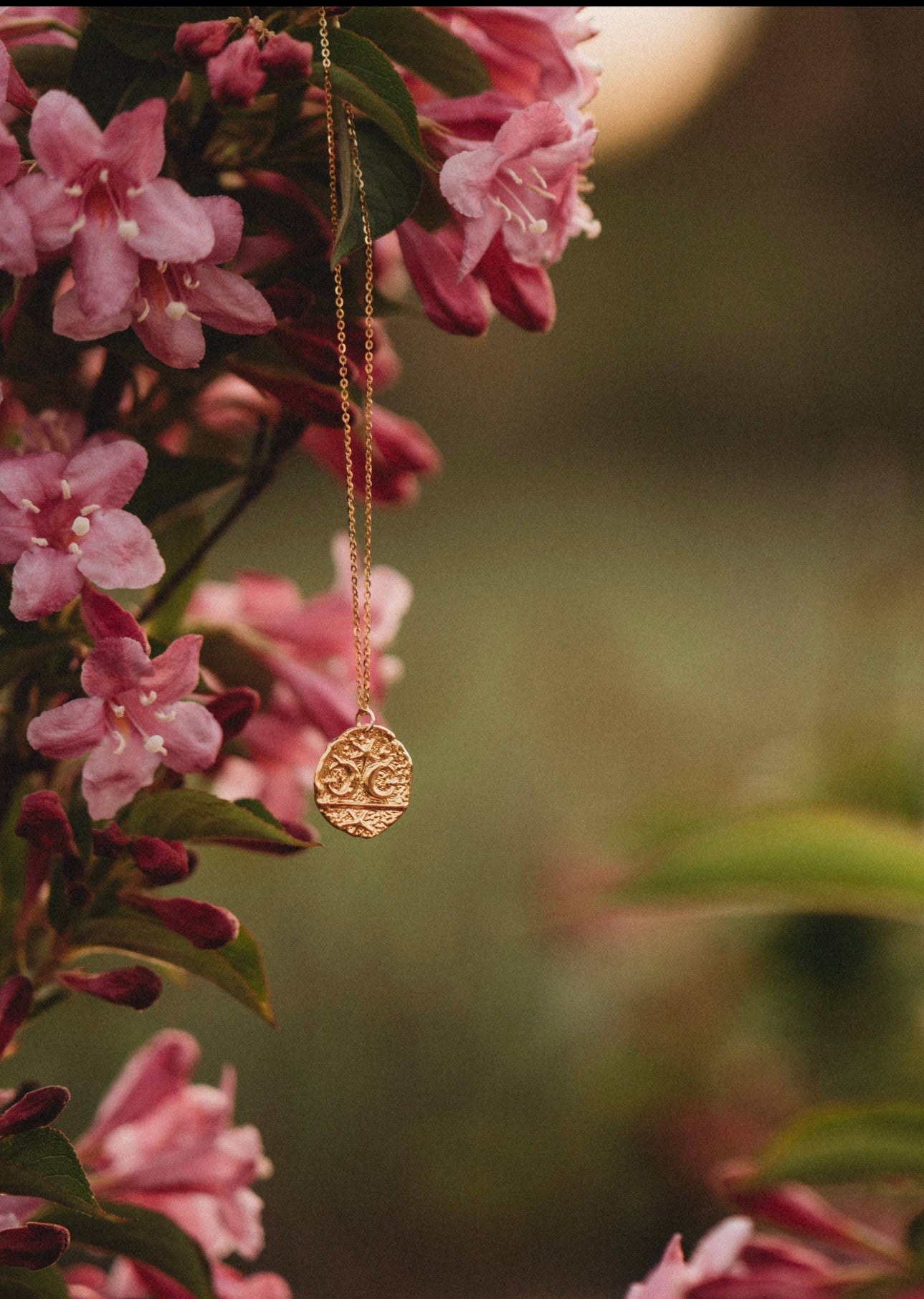 Moon Goddess Rising Amulet Necklace