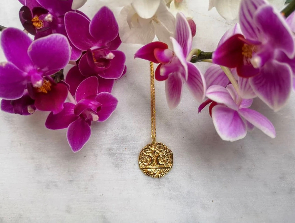 Moon Goddess Rising Amulet Necklace