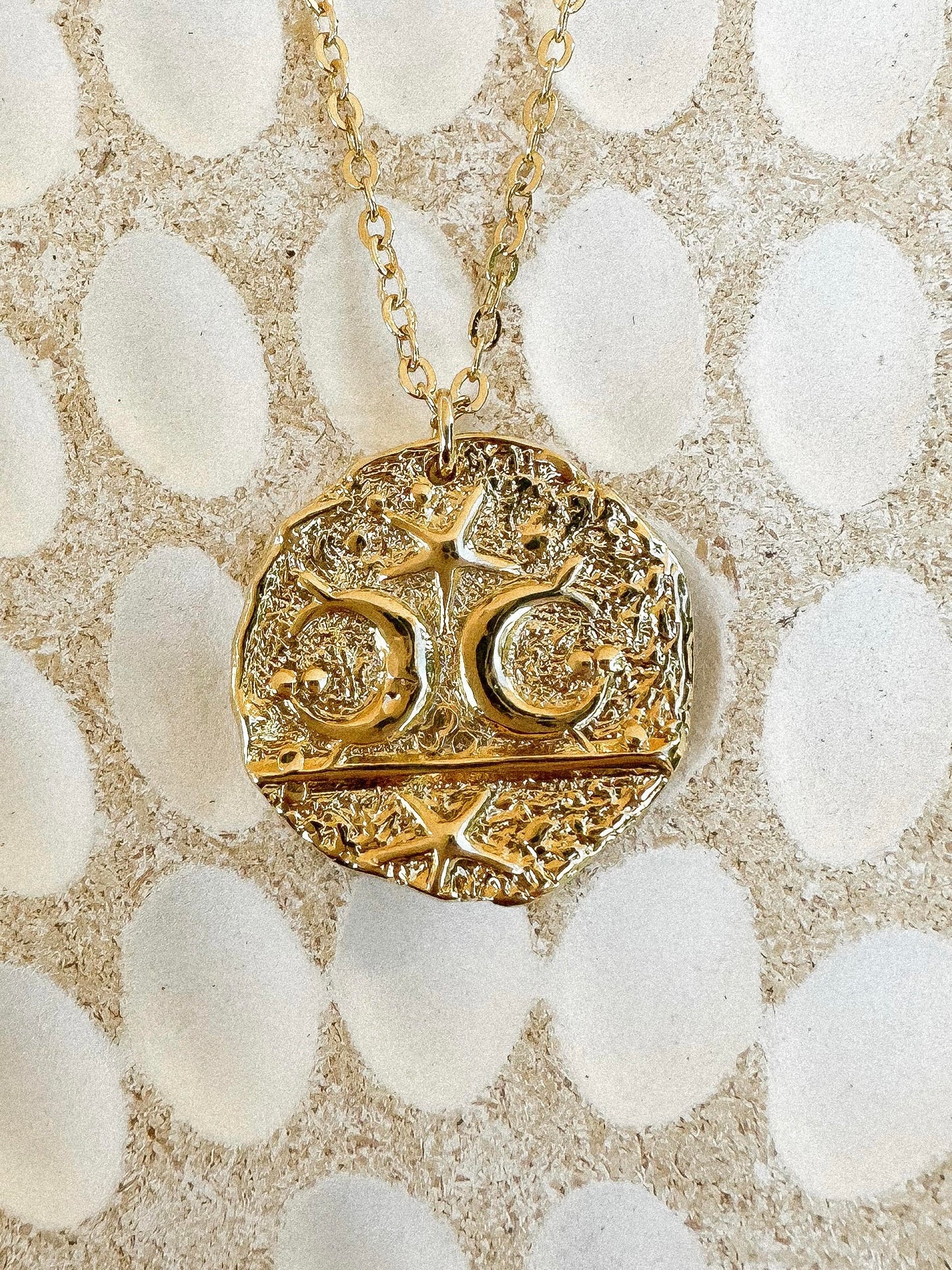 Moon Goddess Rising Amulet Necklace