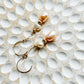 Mila 14K Filled Gold & Genuine Pearl Drop Earrings