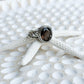 Sterling Silver & Smoky Quartz Melaya Ring