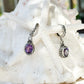 Sterling Silver & Amethyst Gianyar Earrings