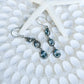 Sterling Silver & Blue Topaz Dias Earrings