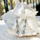 Sterling Silver & Blue Topaz Dias Earrings