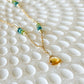 “Earthly Delights” Peridot, Apatite & Citrine 14k Gold Filled Necklace