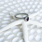 Sterling Silver & Rhodolite Tuban Ring
