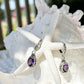 Sterling Silver & Amethyst Gianyar Earrings