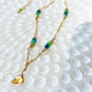 “Earthly Delights” Peridot, Apatite & Citrine 14k Gold Filled Necklace