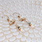 Kalia 14K Filled Gold, Genuine Freshwater Pearl & Labradorite Earrings