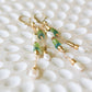Prasinos 14K Filled Gold, Green Peridot, Apatite & Genuine Freshwater Pearl Drop Earrings