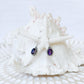 Sterling Silver & Amethyst Jagaraga Earrings