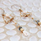 Kalia 14K Filled Gold, Genuine Freshwater Pearl & Labradorite Earrings