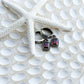 Sterling Silver & Garnet Angseri Earrings