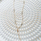 Arwen 14K Filled Gold, Herkimer Diamond, Moonstone, Blue Topaz & Genuine Freshwater Pearl Lariat Necklace