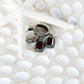 Sterling Silver & Garnet Angseri Earrings