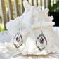 Sterling Silver & Amethyst Hinaya Earrings