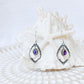 Sterling Silver & Amethyst Hinaya Earrings