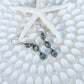 Sterling Silver & Blue Topaz Dias Earrings