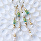 Prasinos 14K Filled Gold, Green Peridot, Apatite & Genuine Freshwater Pearl Drop Earrings