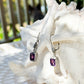 Sterling Silver & Amethyst Rinara Earrings