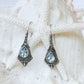 Sterling Silver & Blue Topaz Runa Earrings