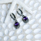 Sterling Silver & Amethyst Gianyar Earrings
