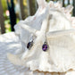 Sterling Silver & Amethyst Jagaraga Earrings