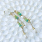 Prasinos 14K Filled Gold, Green Peridot, Apatite & Genuine Freshwater Pearl Drop Earrings