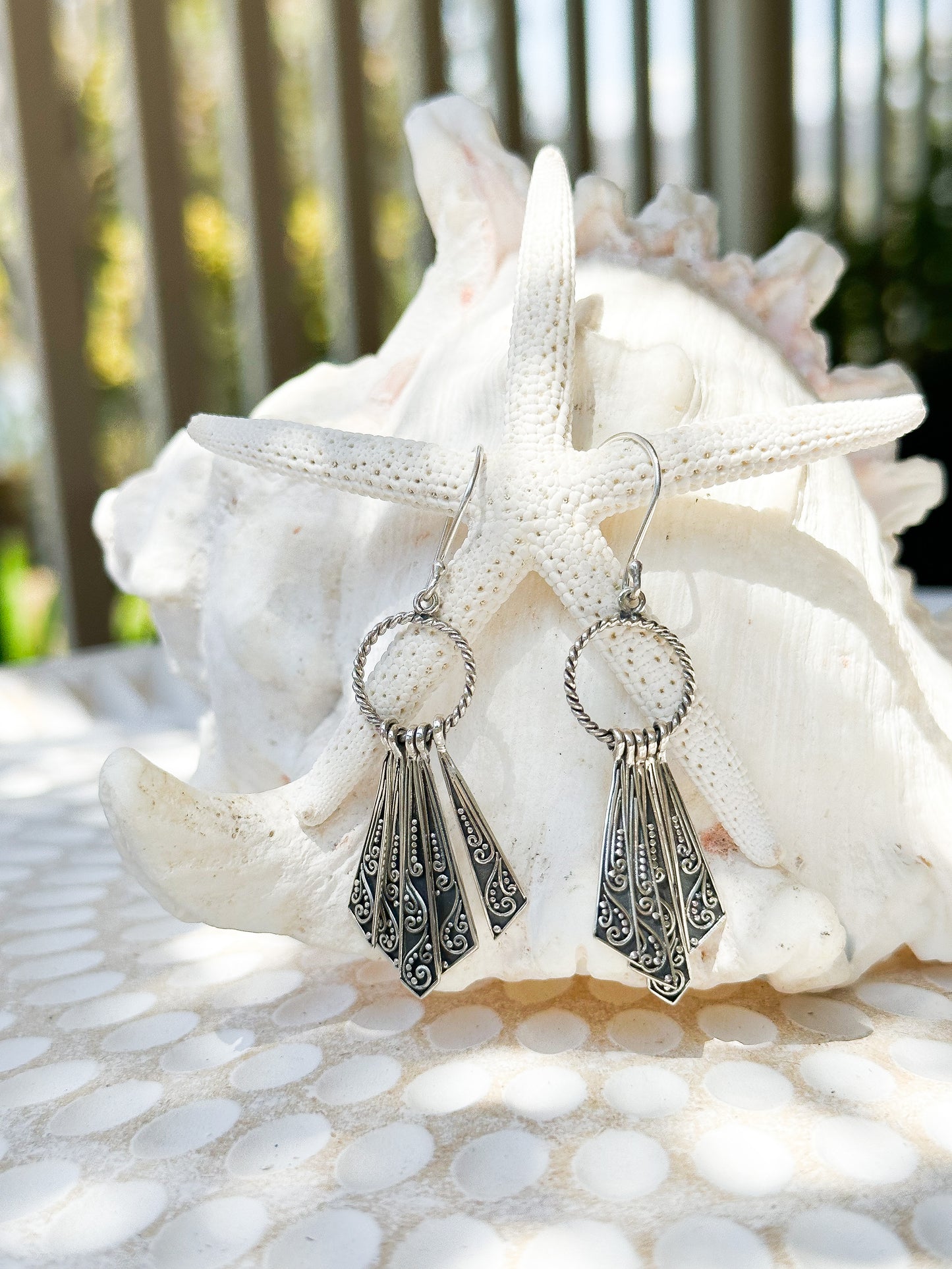 Sterling Silver Gyona Earrings